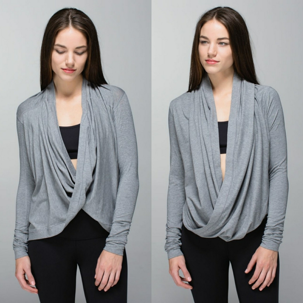 LULULEMON Iconic Wrap In Heathered Medium Gray 4.